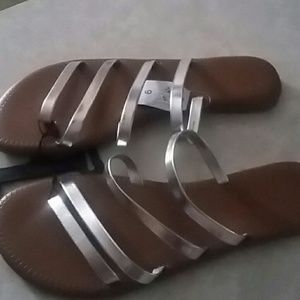 Sandals womens slip on straps